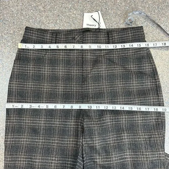 Theory Straight Wool Pant NEW size 6